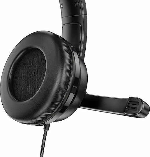 Hoco W103 Über Ohr Gaming-Headset mit Verbindung 3,5mm Schwarz
