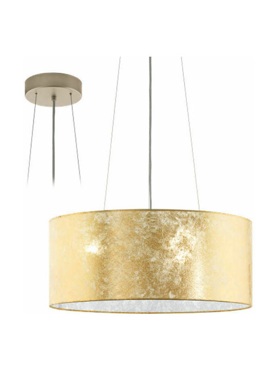 Eglo Viserbella Hängelampe Gold mit Fassung E27 53x53x110cm.