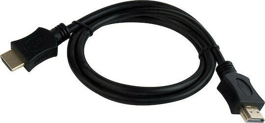 Cablexpert HDMI 1.4 High Speed 1080p 120Hz Cable HDMI male - HDMI male 1m Μαύρο