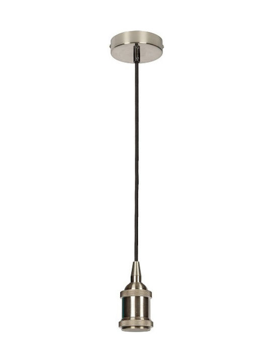 VK Lighting Lustră Argintiu cu Dulie E27 5x8cm.
