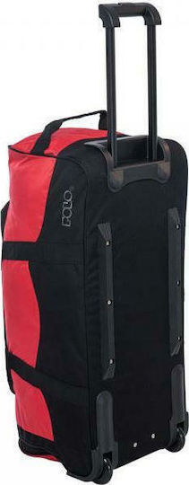 Polo Trolley Amsterdam Сак Вояж 60лт Червен с колела Текстилен Д69xШ25xВ35см.