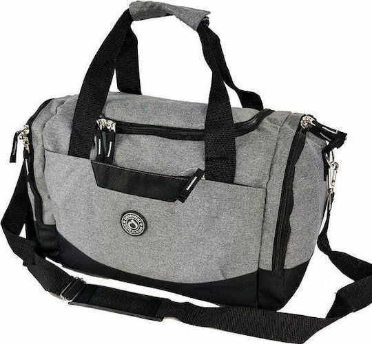 Diplomat Boston Sack Voyage 18lt Gray Fabric L40xW20xH25cm