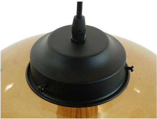 GloboStar Pomegranate Ceiling Light Honey Ball with E27 Socket 26x20x20cm