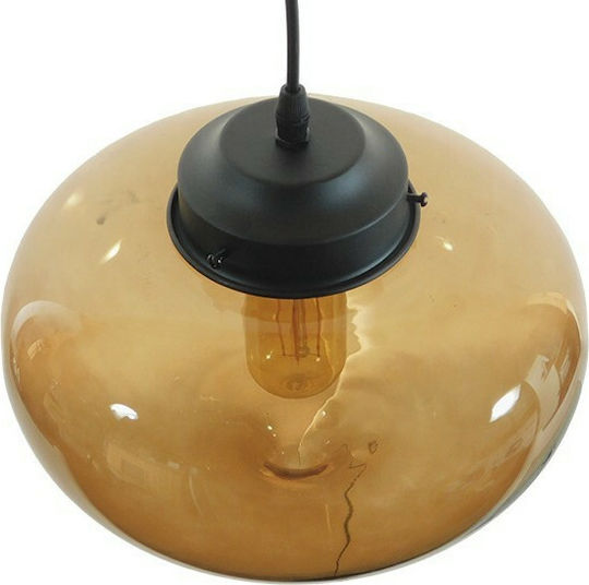 GloboStar Pomegranate Ceiling Light Honey Ball with E27 Socket 26x20x20cm