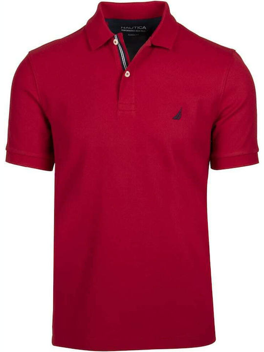 Nautica Performance Polo T-shirt Κόκκινο