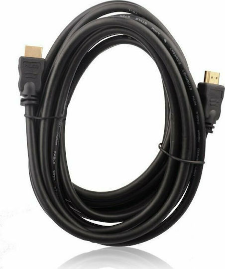 HDMI 1.4 High Speed 1080p 120Hz Кабел HDMI Мъжки - HDMI Мъжки 3м Черен