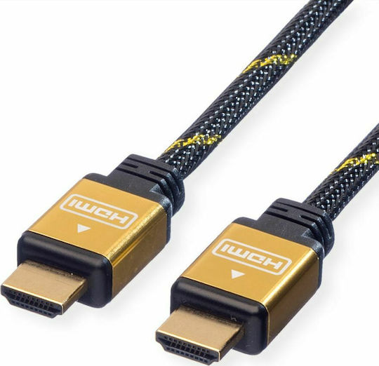 Roline HDMI 1.4 High Speed 1080p 120Hz Cable HDMI Male - HDMI Male 3m Black