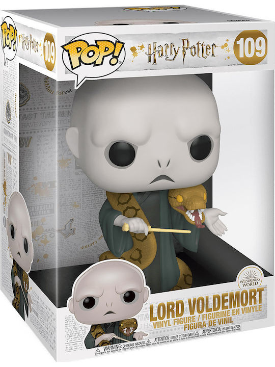 Funko Поп! Филми: Хари Потър - Lod Voldemort 109 Супер голям размер 10"​ (25см)