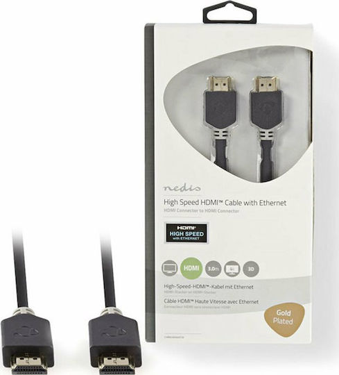 Nedis HDMI 1.4 High Speed 1080p 120Hz Cable HDMI Male - HDMI Male 3m Black