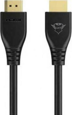 Trust GXT 731 Ruza HDMI 2.1 Ultra High Speed 48Gbps 4K 120Hz HDR VRR Cable HDMI Male - HDMI Male 1.8m Black