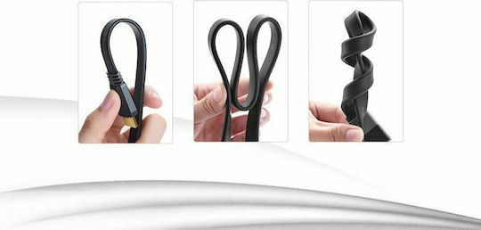 Ugreen HD104 HDMI 2.0 Premium High Speed 4K 60Hz HDR Flat Cable HDMI Male - HDMI Male 1.5m Black