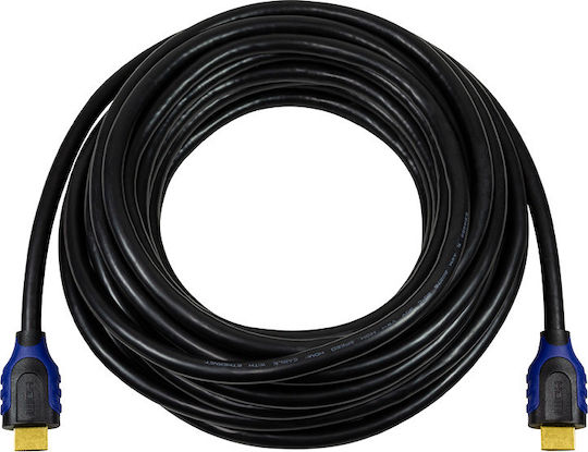 LogiLink HDMI 2.0 Premium High Speed 4K 60Hz HDR Cable HDMI male - HDMI male 3m Μαύρο