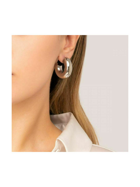 Excite-Fashion Steel Series Earrings Hoops made of Steel