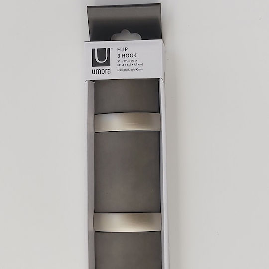 Umbra Стенна окачалка Flip 8 Слотове 81.3x3.2x7.6см 1бр