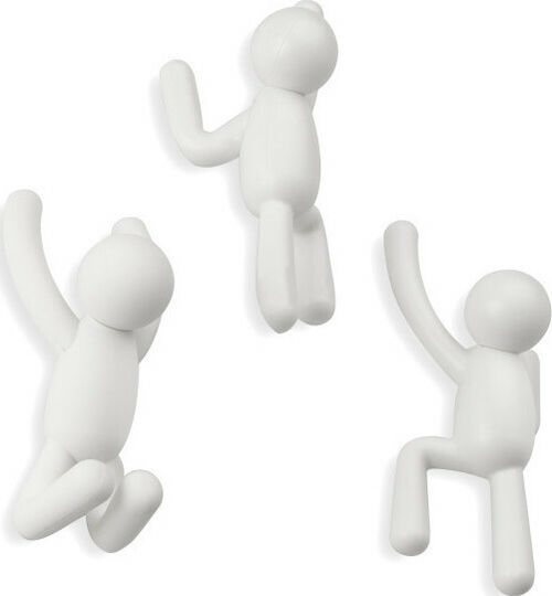 Umbra Buddy Hooks Πλαστική Μονή 7.6x7.6x16.5cm 3τμχ Umbra Buddy Hooks Πλαστική Μονή 7.6x7.6x16.5cm 3τμχ