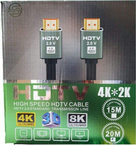 FT Electronics HDMI 2.0 Premium High Speed 4K 60Hz HDR Cable HDMI Male - HDMI Male 3m Black