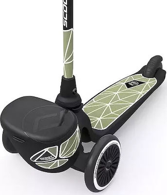 Scoot & Ride Kinderroller Klappbar Highwaykick 2 3-Rad für 2-5 Jahre Grün