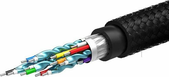 Ugreen HDMI 2.0 Premium High Speed 4K 60Hz HDR Braided Cable HDMI Male - HDMI Male 1.5m Black