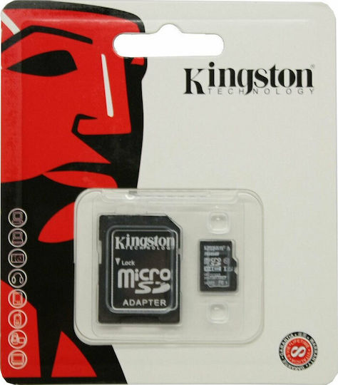 Kingston microSDHC 32GB Клас 10 Висока Скорост 10MB/s с Адаптер