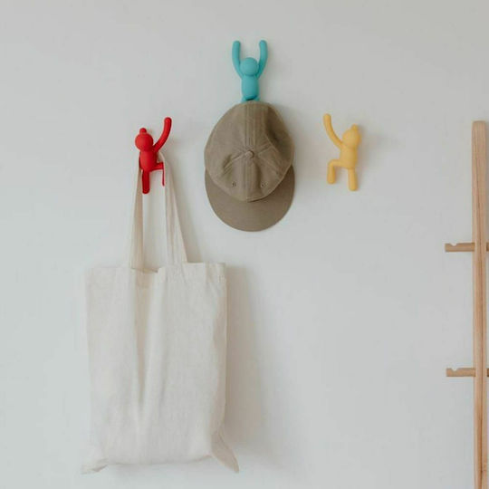 Umbra Wall Hanger Buddy Hooks Plastic Multicolour 7.6x7.6x16.5cm 3 Pieces