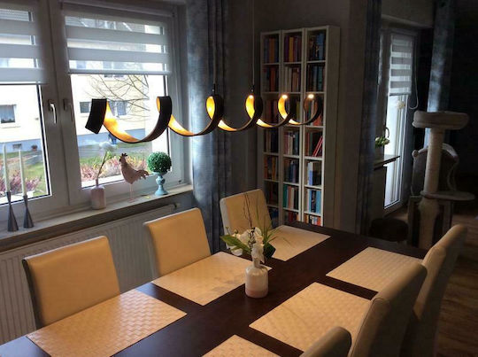 Fan Europe Led-Helix-S6 Ner Deckenleuchte Schwarz LED Riegel