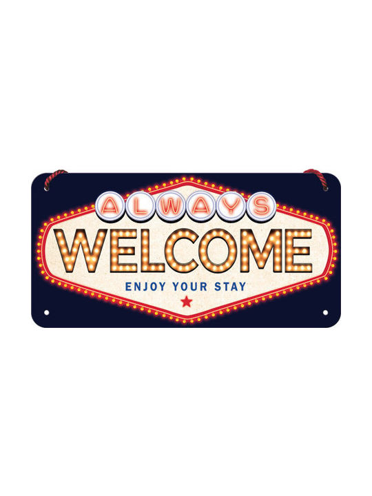 Nostalgic Art Sign Wall Decor made of Metallic 20x1x10cm 1pcs