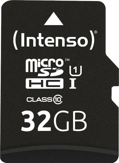 Intenso Premium microSDHC 32GB U1 UHS-I 45MB/s με αντάπτορα