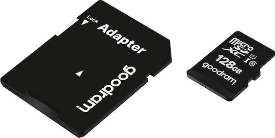 GoodRAM microSDXC 128GB U1 UHS-I 100MB/s с адаптер