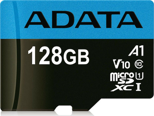 Adata Premier microSDXC 128GB U1 V10 A1 UHS-I 85MB/s με αντάπτορα