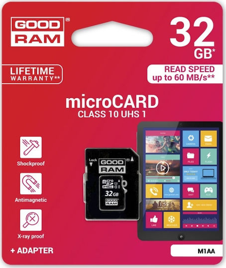 GoodRAM S1A0 SDHC 32GB U1 V10 UHS-I 100MB/s