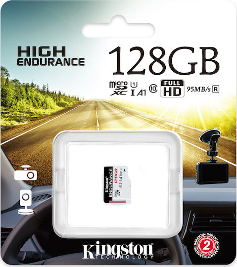 Kingston Endurance microSDXC 128GB U1 V10 A1 UHS-I 95MB/s