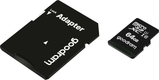 GoodRAM M1AA microSDXC 64GB U1 UHS-I 100MB/s с адаптер