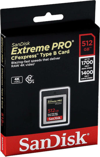 Sandisk Extreme Pro CFexpress 512GB