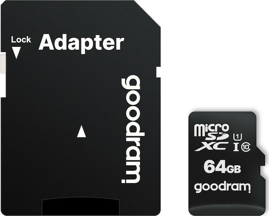 GoodRAM M1AA microSDXC 64GB U1 UHS-I 100MB/s с адаптер