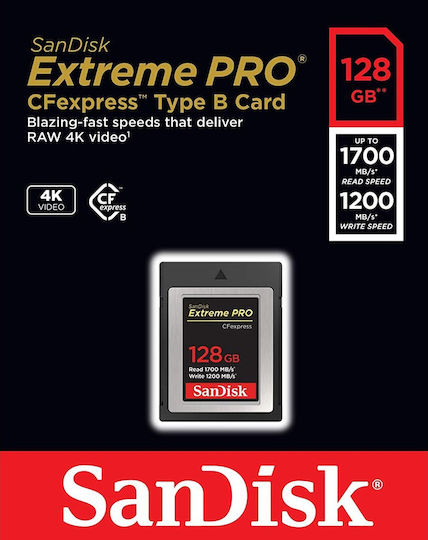 Sandisk Extreme Pro CFexpress 128GB | Skroutz Romania