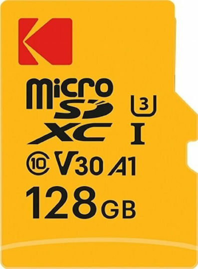 Kodak Premium Performance microSDHC 128GB U1 V10 A1 UHS-I με αντάπτορα