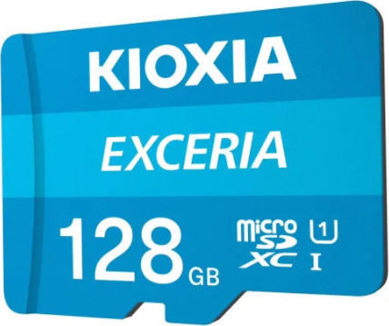 Kioxia EXCERIA microSDXC 128GB Клас 10 U1 UHS-I с адаптер