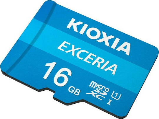 Kioxia EXCERIA microSDHC 16GB U1 UHS-I 100MB/s с адаптер