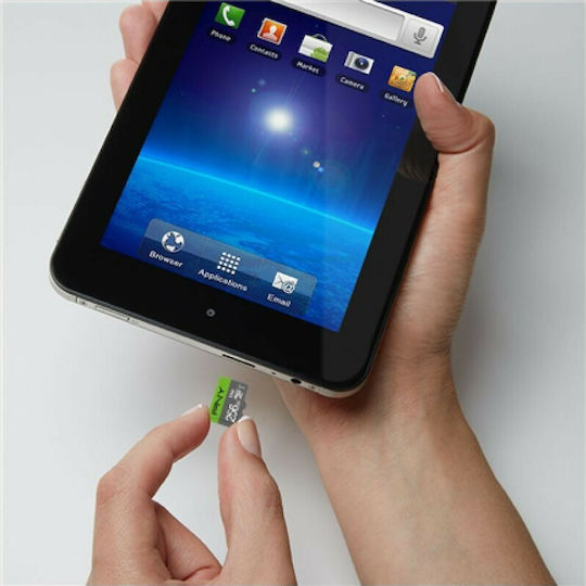 PNY Elite microSDXC 256GB U1 UHS-I με αντάπτορα