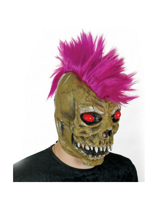 Carnival Mask Full Face Latex Punk Optical Fiber With Light (Μiscellaneous Designs/Colors)