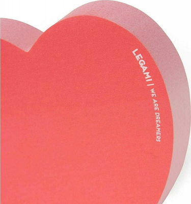 Legami Milano Lovely Post-it Notes Pad Pink 7x7cm