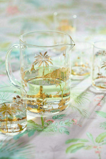 PiP Studio La Majorelle Water Glass Glass Gold 360ml