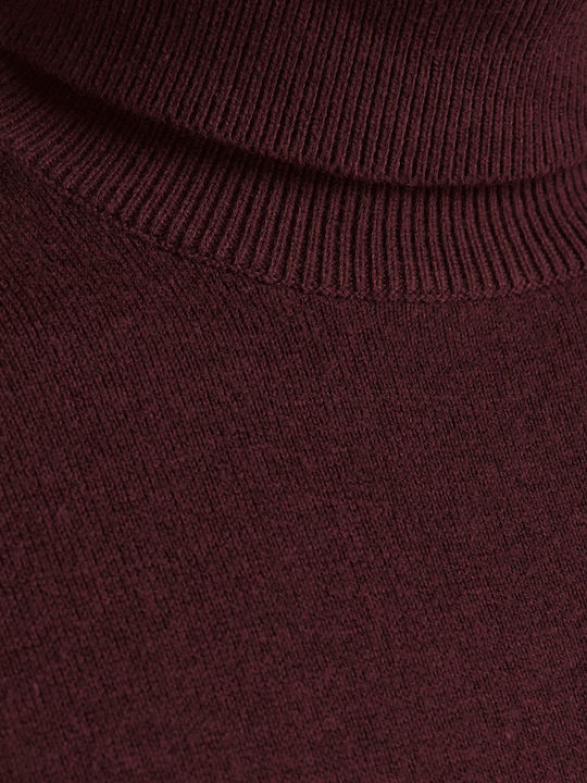 Rollneck Long Sleeve Sweater Port Royale Burgundy