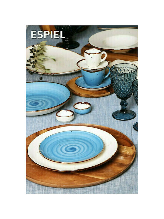 Espiel Tristar Ποτήρι Νερού από Γυαλί Blue Marine Κολωνάτο 280ml