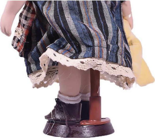 SP Souliotis Decorative Porcelain Doll made of Porcelain 16x8x30.5cm 1pcs