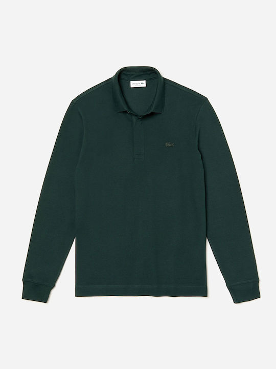 Polo Langarmbluse Grün