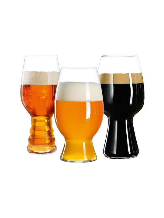 Spiegelau Craft Gläser-Set Bier, μπίρας aus Glas 3Stück