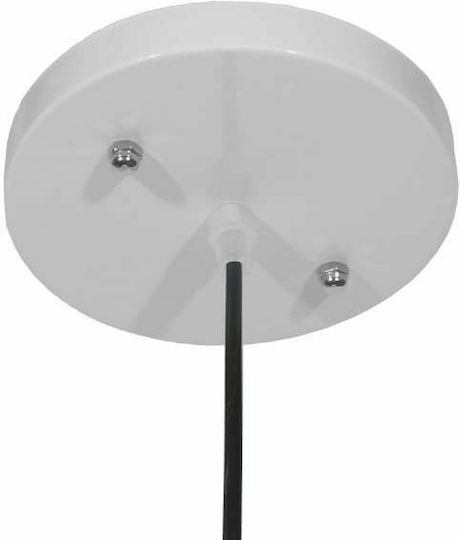 GloboStar Vallete Pendant Light White Bell with Socket E27 60x35cm