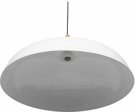 GloboStar Vallete Pendant Light White Bell with Socket E27 60x35cm