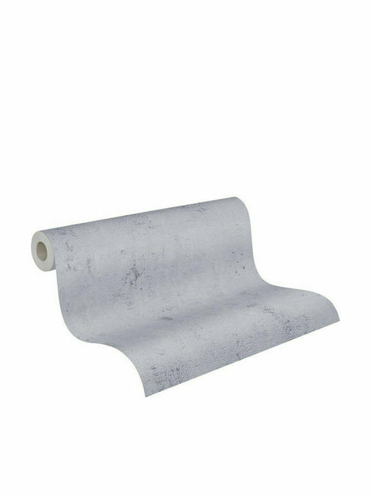 Tapet de Perete 1005x53cm Vinil Gri Lavabil